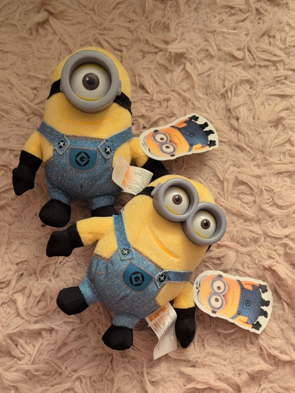 Despicable Me 2 Minion Plushies Set Of 2